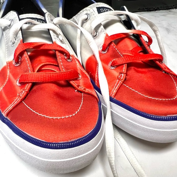 Sperry x Popsicle Crest Vibe Firecracker Blue Sneakers Women Size 8.5 - STS86986 - Picture 6 of 12